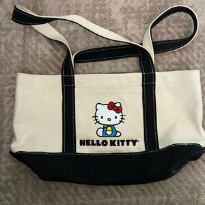 Hello Kitty Black and Cream Tote Bag